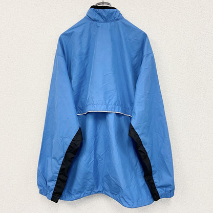 古着 used　NIKE　ナイキ　ハーフジップナイロンジャケット　水色　ライトブルー　Lサイズ