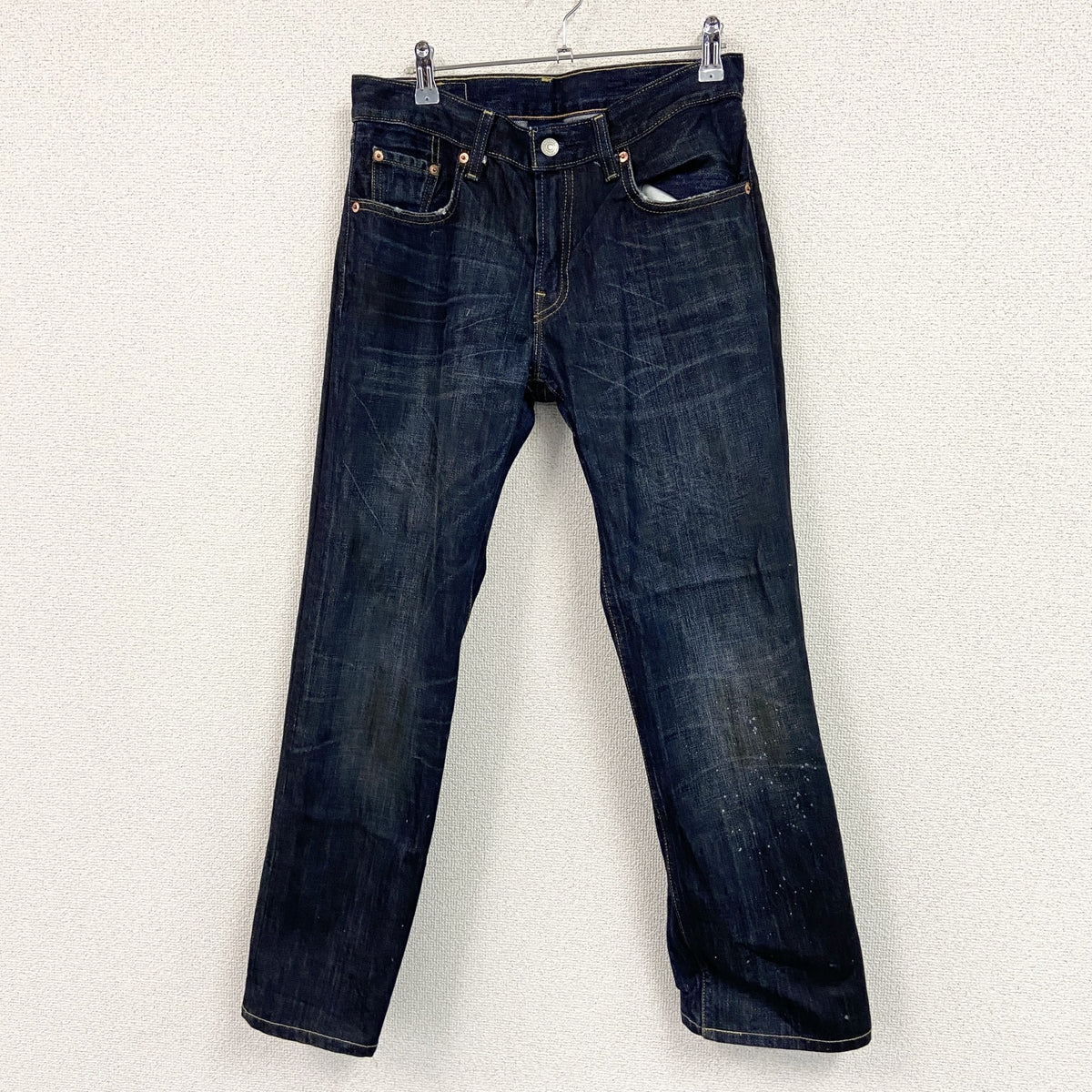 Levi's　リーバイス　デニム/ジーンズ　ジップフライ　インディゴ　W30サイズ メンズ 古着