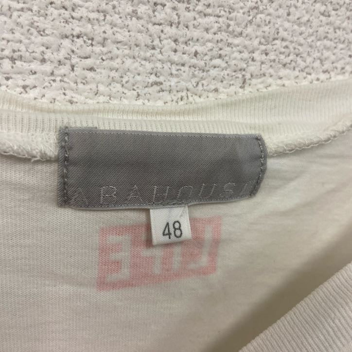ABAHOUSE　アバハウス　半袖プリントTシャツ　エッフェル塔　トロカデロ広場　白　ホワイト　Mサイズ　　　古着