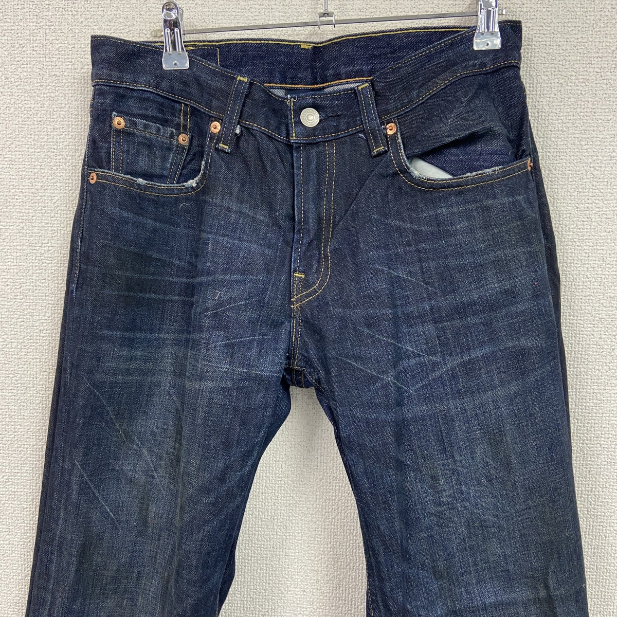 Levi's　リーバイス　デニム/ジーンズ　ジップフライ　インディゴ　W30サイズ メンズ 古着