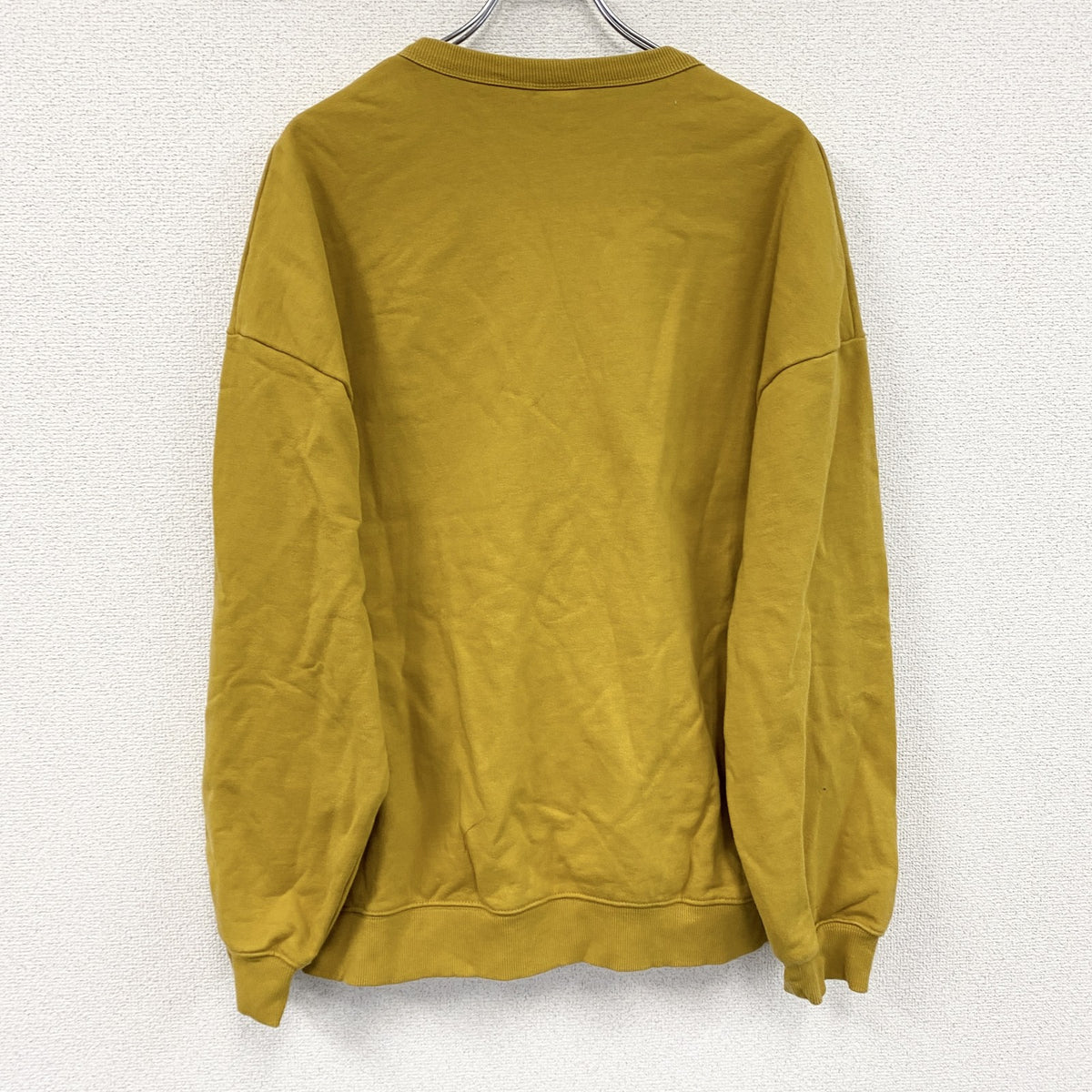 SIGNAL SPORTS　シグナルスポーツ　スウェットカーディガン　マスタードイエロー　Mサイズ　古着