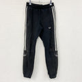 adidas　アディダス　スウェットパンツ　トレフォイルロゴ　デカロゴ　ワッペン　刺繍ロゴ　黒　ブラック　Mサイズ　古着