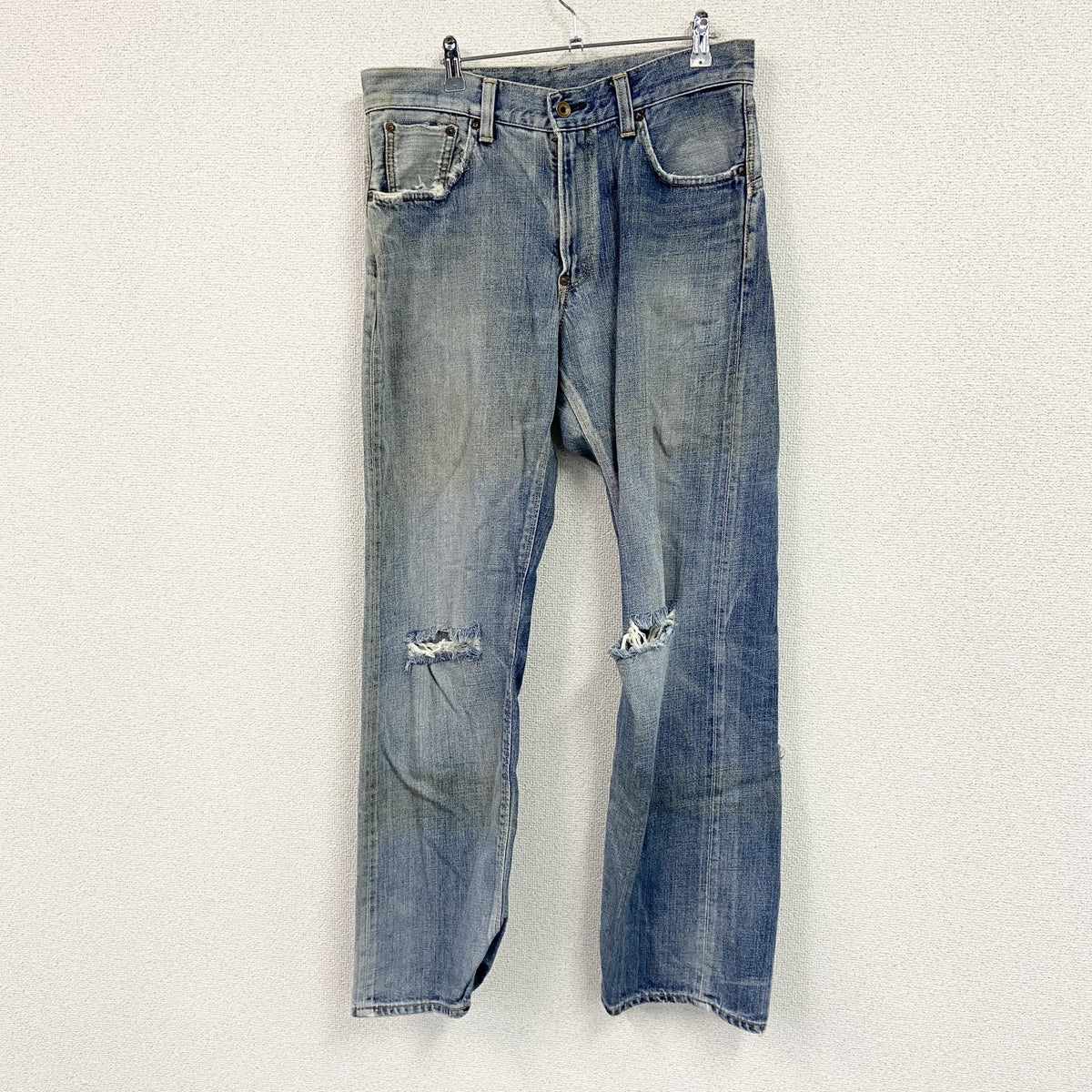 EDWIN　エドウィン　デニムパンツ/ジーンズ　ジップフライ　インディゴ　W34サイズ メンズ 古着
