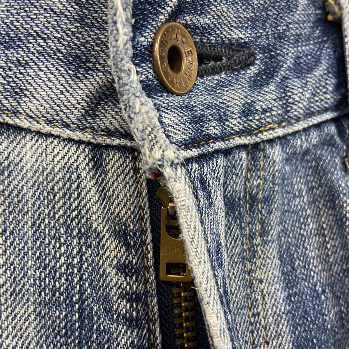 EDWIN　エドウィン　デニムパンツ/ジーンズ　ジップフライ　インディゴ　W34サイズ メンズ 古着