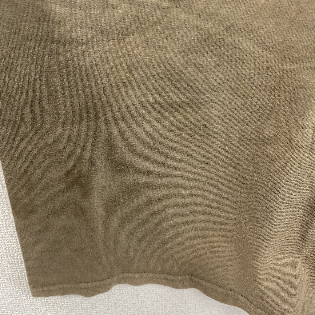 00s　GILDAN　ギルダン　半袖プリントTシャツ　ヴィンテージ　茶色　ブラウン　Lサイズ　古着