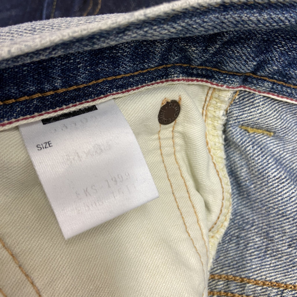 EDWIN　エドウィン　デニムパンツ/ジーンズ　ジップフライ　インディゴ　W34サイズ メンズ 古着