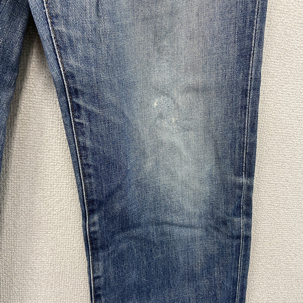 EDWIN　エドウィン　503　デニムパンツ/ジーンズ　ジップフライ　縦落ち　鬼ヒゲ　インディゴ　W32サイズ　古着