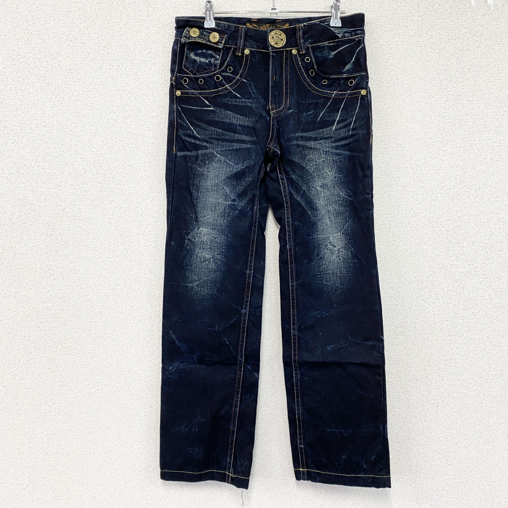 RIOBERA　リオベラ　デニムパンツ/ジーンズ　ジップフライ　Y2K　インディゴ　29サイズ　古着