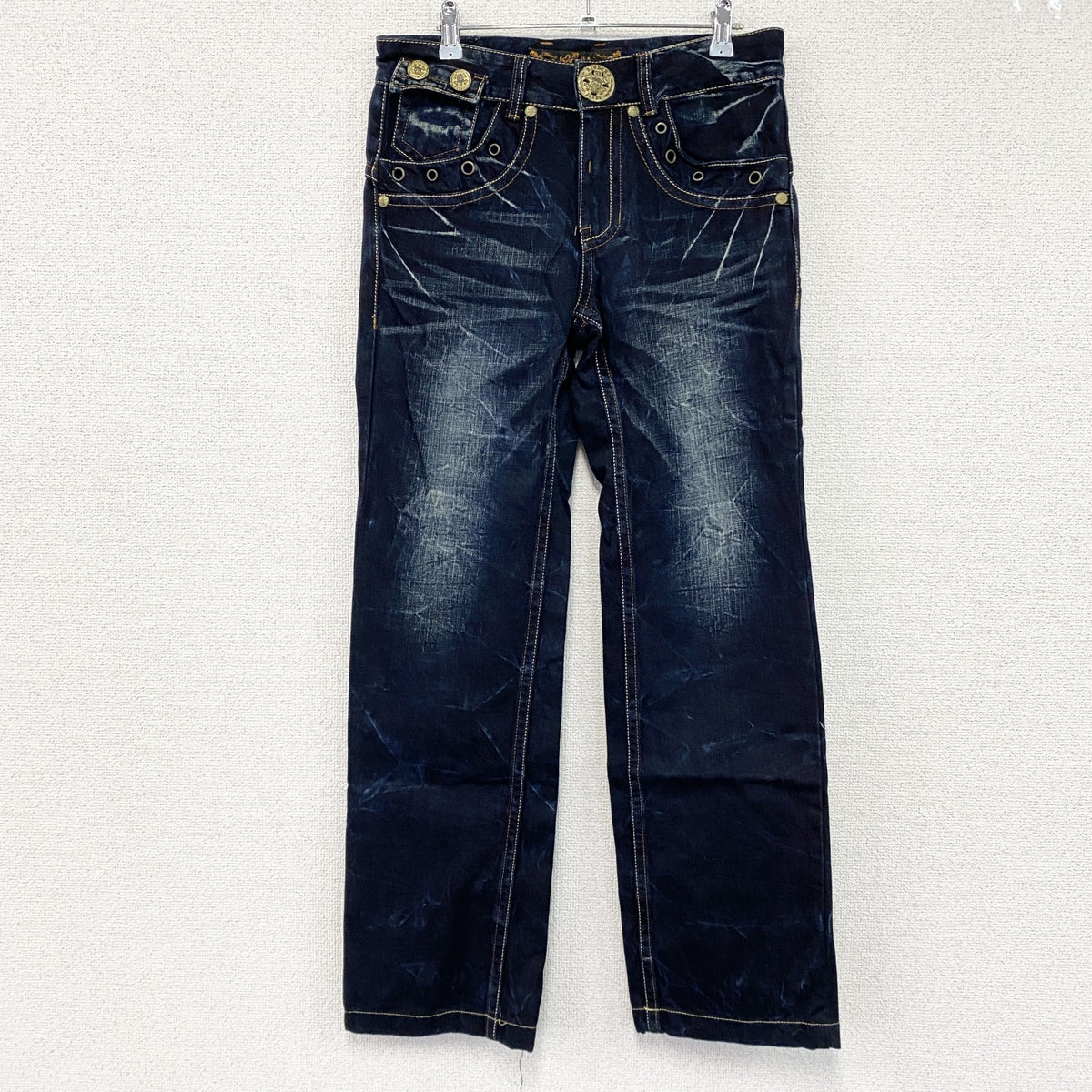 RIOBERA　リオベラ　デニムパンツ/ジーンズ　ジップフライ　Y2K　インディゴ　29サイズ　古着