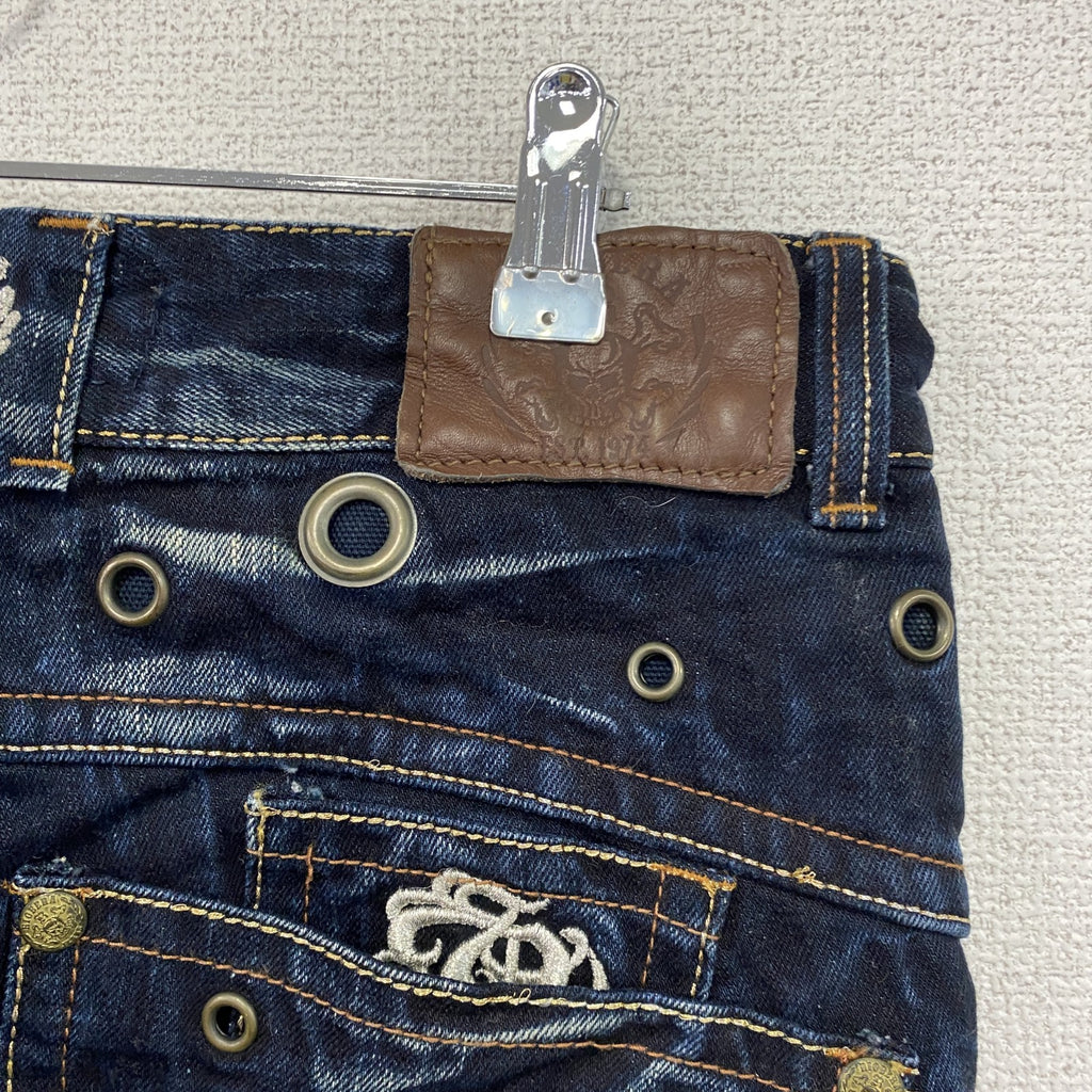 RIOBERA　リオベラ　デニムパンツ/ジーンズ　ジップフライ　Y2K　インディゴ　29サイズ　古着
