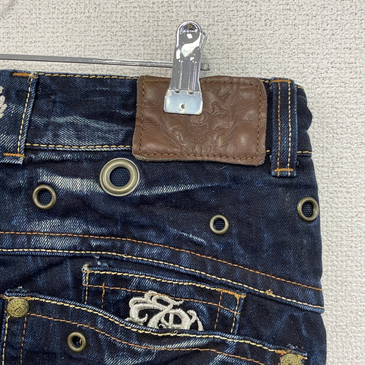 RIOBERA　リオベラ　デニムパンツ/ジーンズ　ジップフライ　Y2K　インディゴ　29サイズ　古着