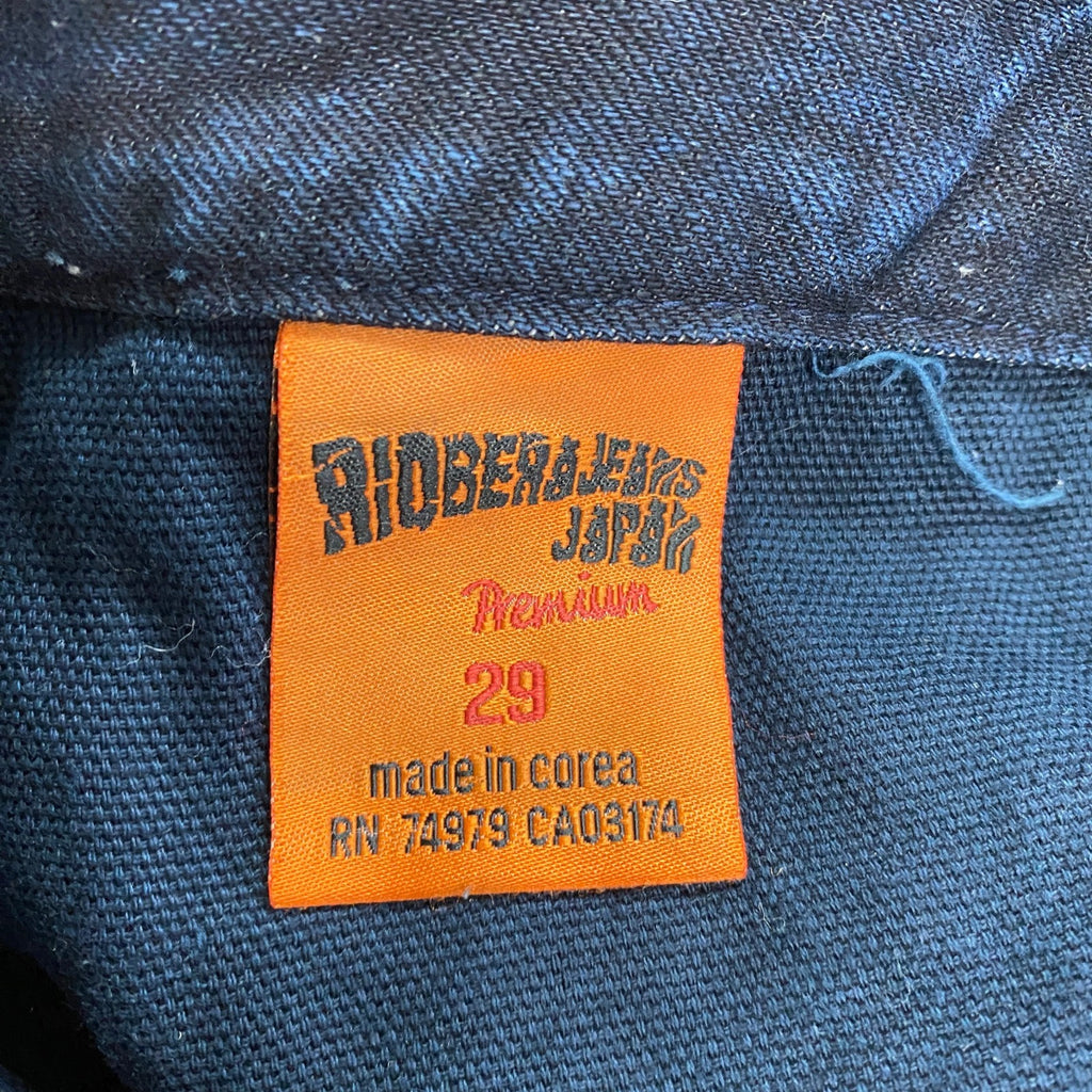 RIOBERA　リオベラ　デニムパンツ/ジーンズ　ジップフライ　Y2K　インディゴ　29サイズ　古着