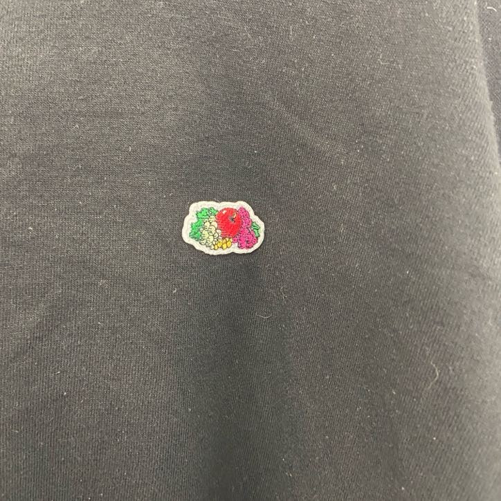 FRUIT OF THE LOOM　スウェット/トレーナー　黒　ブラック　XLサイズ　古着
