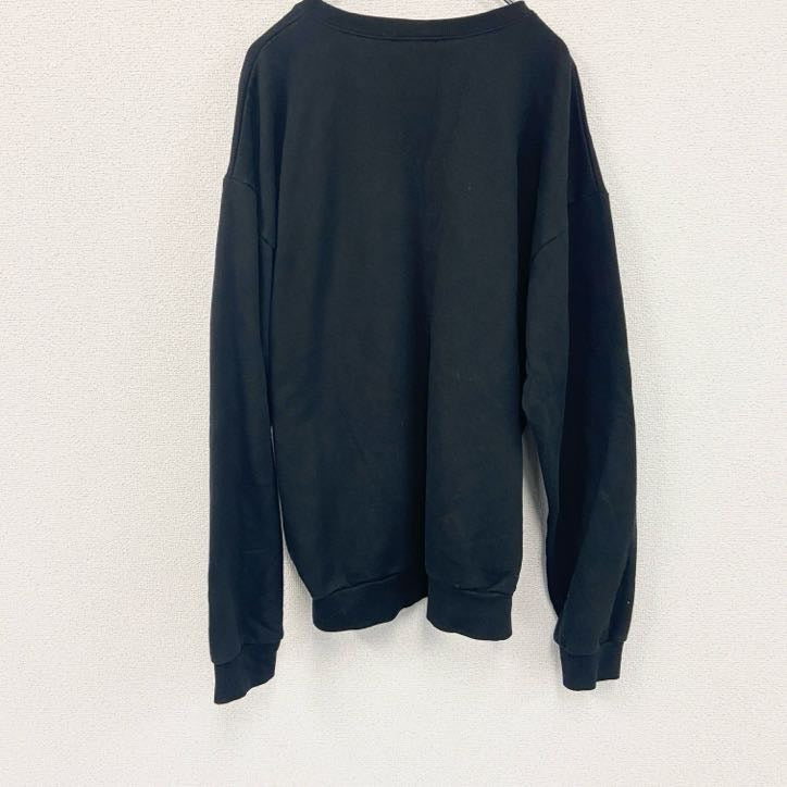 FRUIT OF THE LOOM　スウェット/トレーナー　黒　ブラック　XLサイズ　古着