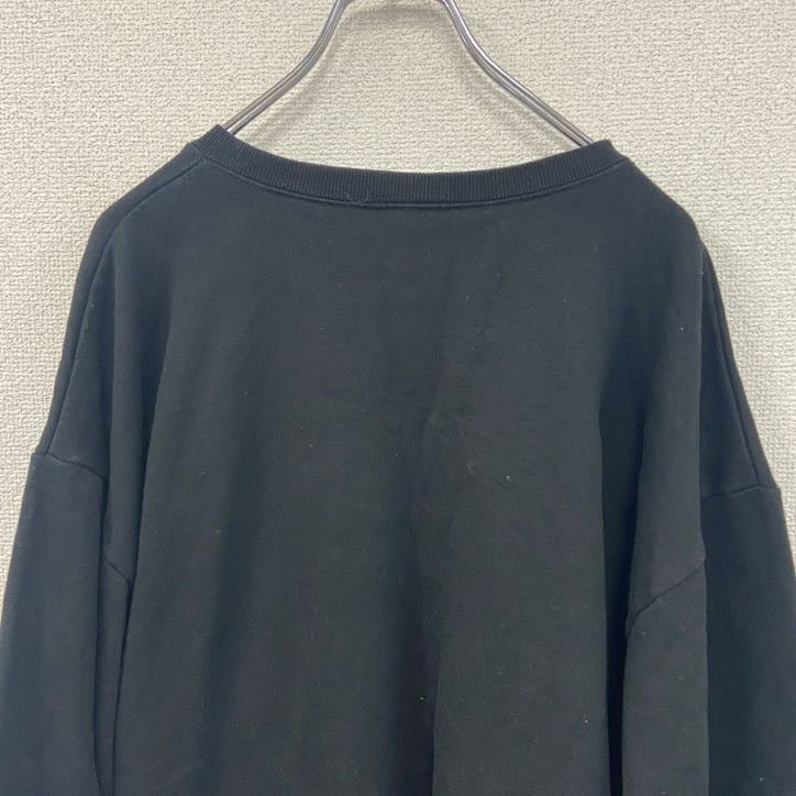 FRUIT OF THE LOOM　スウェット/トレーナー　黒　ブラック　XLサイズ　古着