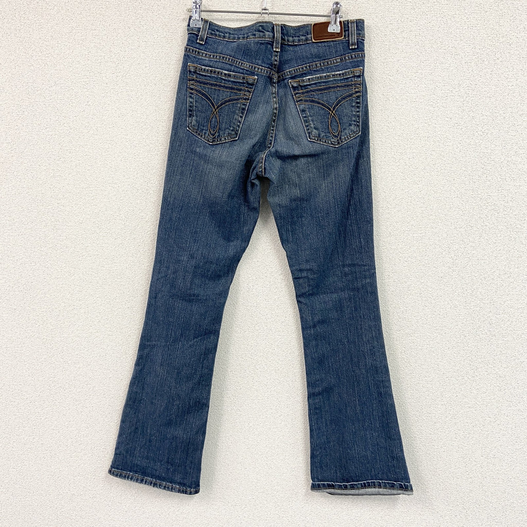 Calvin Klein Jeans　カルバンクラインジーンズ　フレアデニムパンツ/ジーンズ　ジップフライ　インディゴ　2サイズ　古着