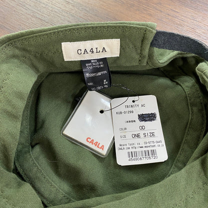 CA4LA　カシラ　ワークキャップ　フィールドキャップ　タグ付き　未使用品　カーキ　ワンサイズ