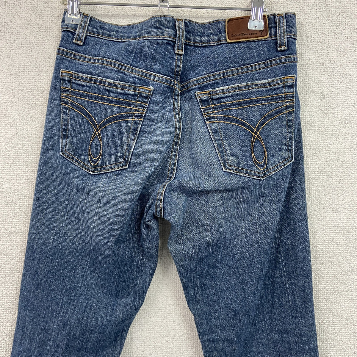 Calvin Klein Jeans　カルバンクラインジーンズ　フレアデニムパンツ/ジーンズ　ジップフライ　インディゴ　2サイズ　古着