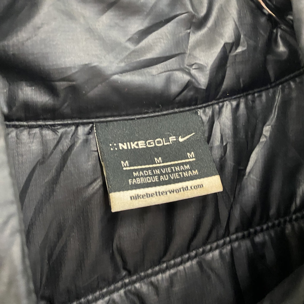 NIKE GOLF　ナイキゴルフ　中綿ジャケット　黒　ブラック　Mサイズ　古着