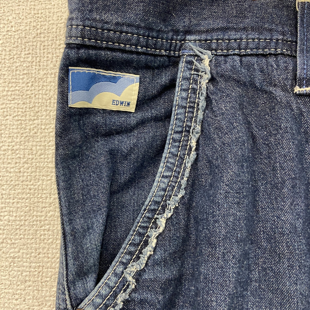 EDWIN　エドウィン　デニムパンツ/ジーンズ　ジップフライ　インディゴ　XLサイズ　古着