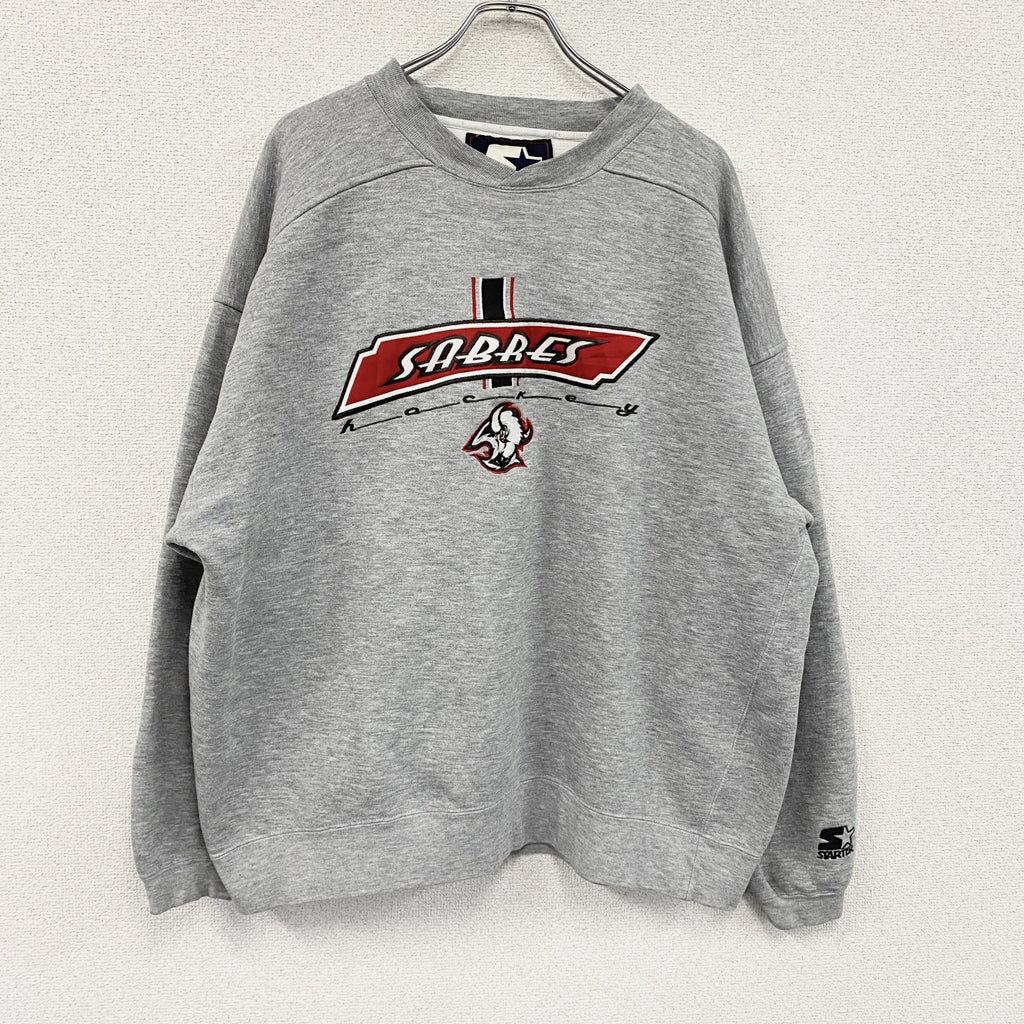 90s　STARTER　スターター　スウェット/トレーナー　ヴィンテージ　灰色　グレー　XLサイズ　古着