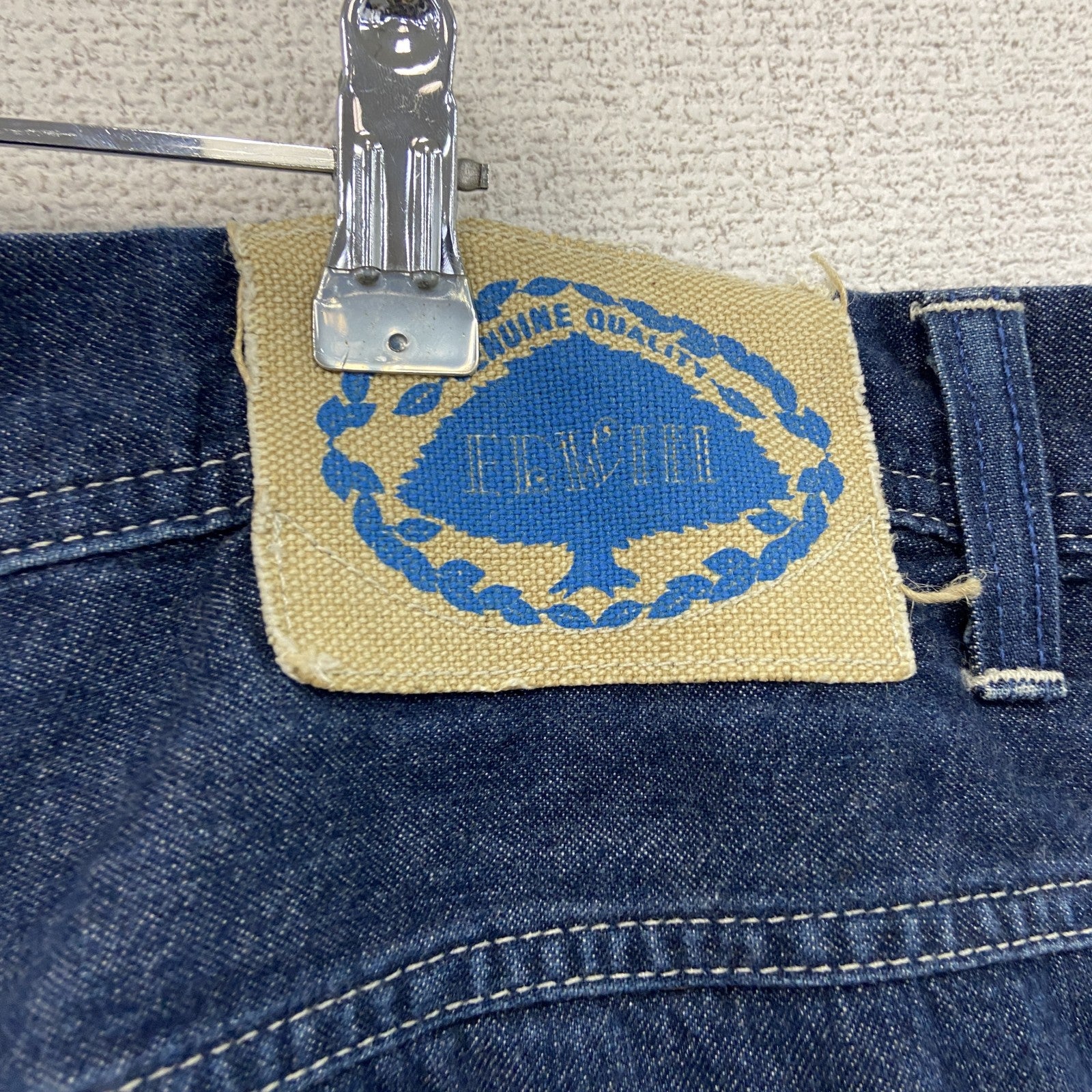 EDWIN　エドウィン　デニムパンツ/ジーンズ　ジップフライ　インディゴ　XLサイズ　古着