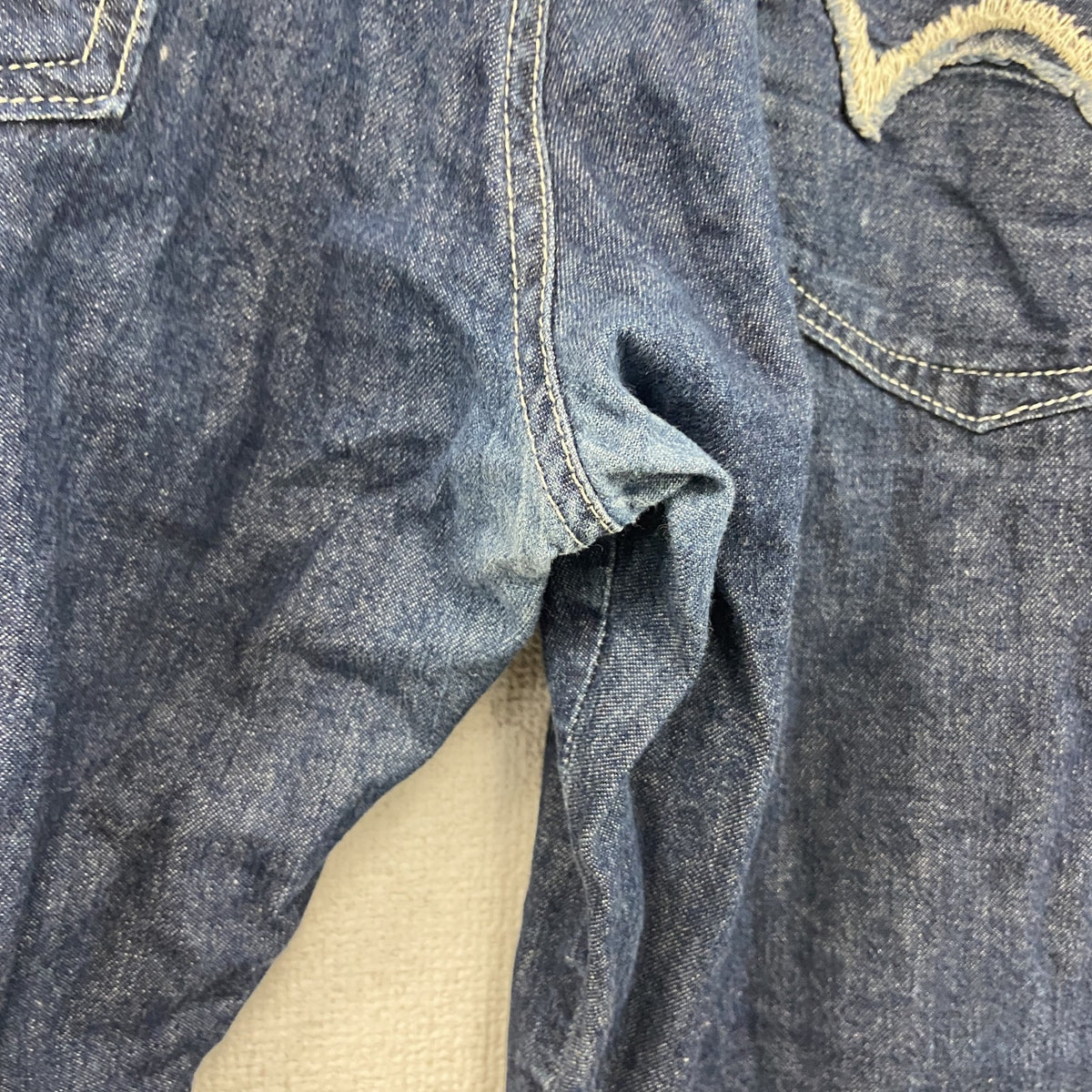 EDWIN　エドウィン　デニムパンツ/ジーンズ　ジップフライ　インディゴ　XLサイズ　古着