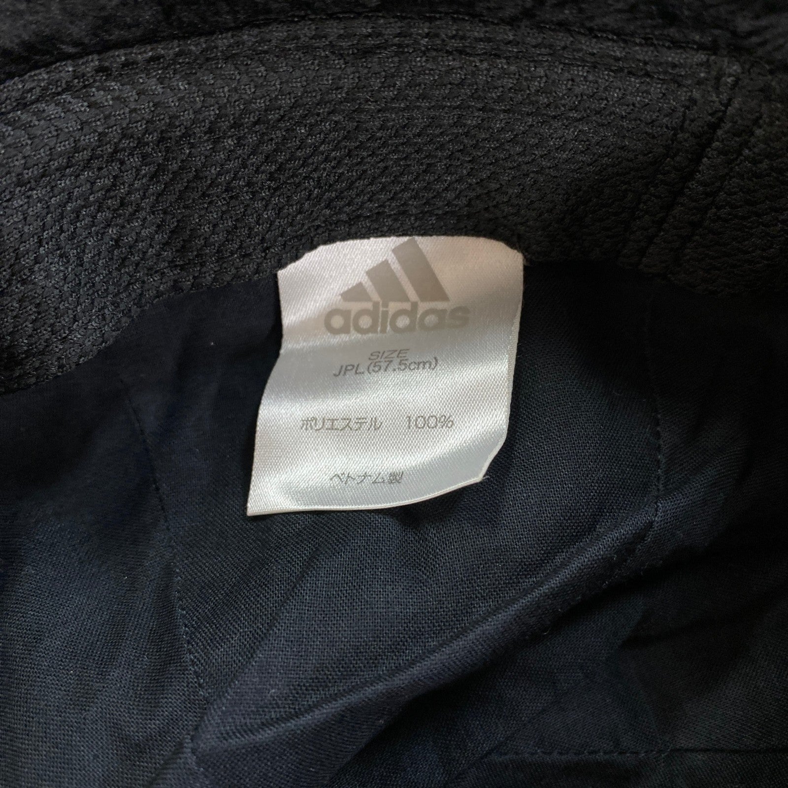 adidas　アディダス　FAKEFUR HAT　バケットハット　黒　ブラック　古着