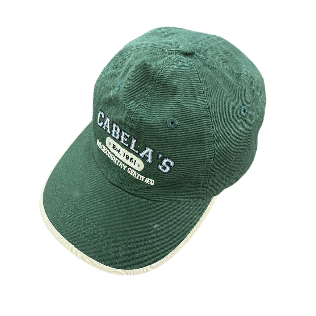 Cabela's　カベラス　6パネルキャップ　ベースボールキャップ　緑　グリーン 帽子 レディース 古着