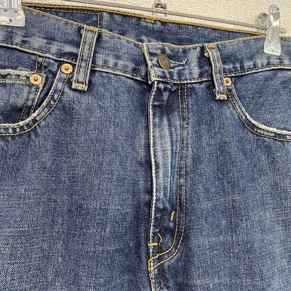 Levi's　リーバイス　505　デニムパンツ/ジーンズ　ジップフライ　インディゴ　W28サイズ　古着