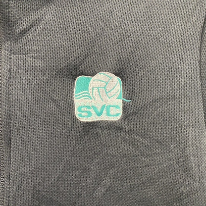 adidas　アディダス　フルジップトラックジャケット/ジャージ　黒　ブラック　Mサイズ