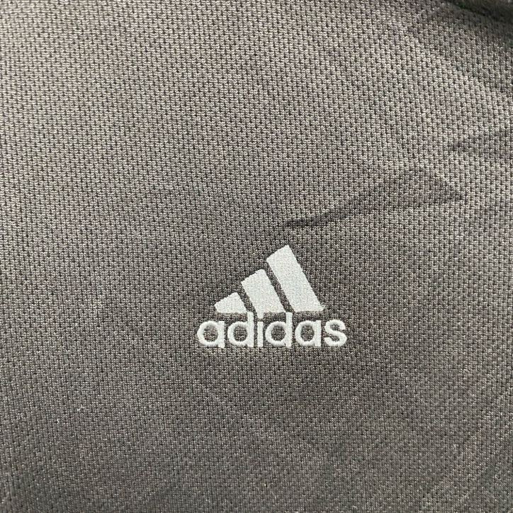 adidas　アディダス　フルジップトラックジャケット/ジャージ　黒　ブラック　Mサイズ
