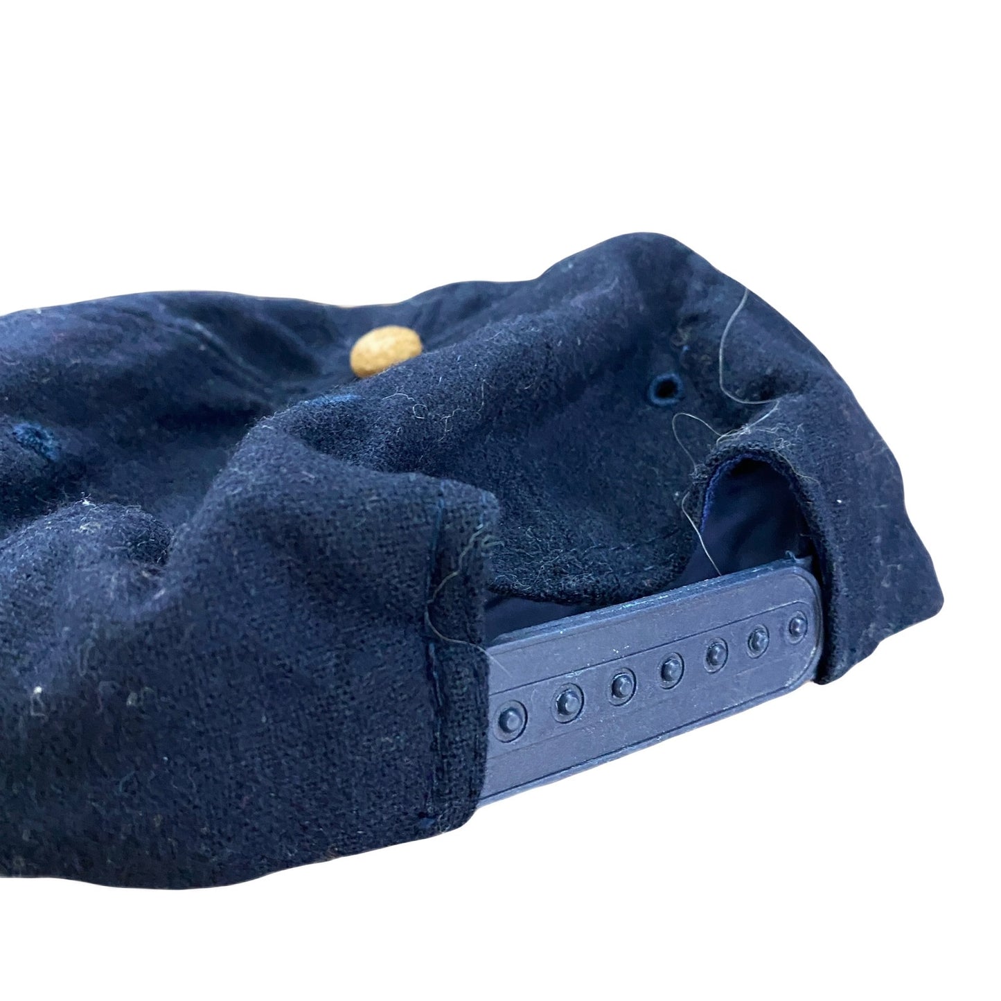 ～00s　6パネルキャップ　ベースボールキャップ　ヴィンテージ　紺　ネイビー　ベージュ