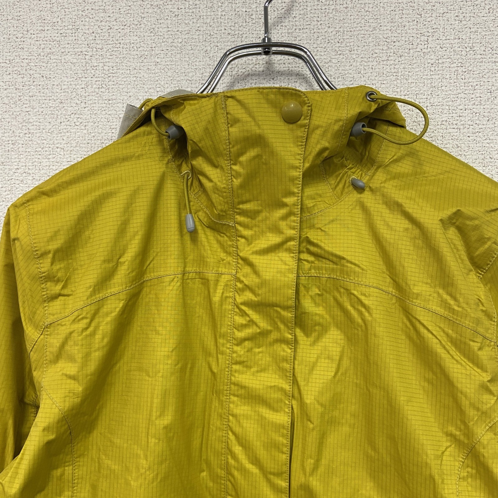 L.L.Bean　エルエルビーン　マウンテンパーカー　リップストップ　黄色　イエロー　Mサイズ　古着