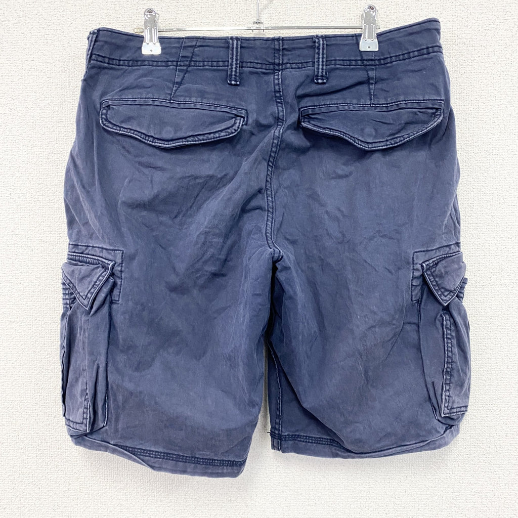 GAP　ギャップ　ハーフカーゴパンツ/ショートパンツ　紺　ネイビー　32サイズ　古着