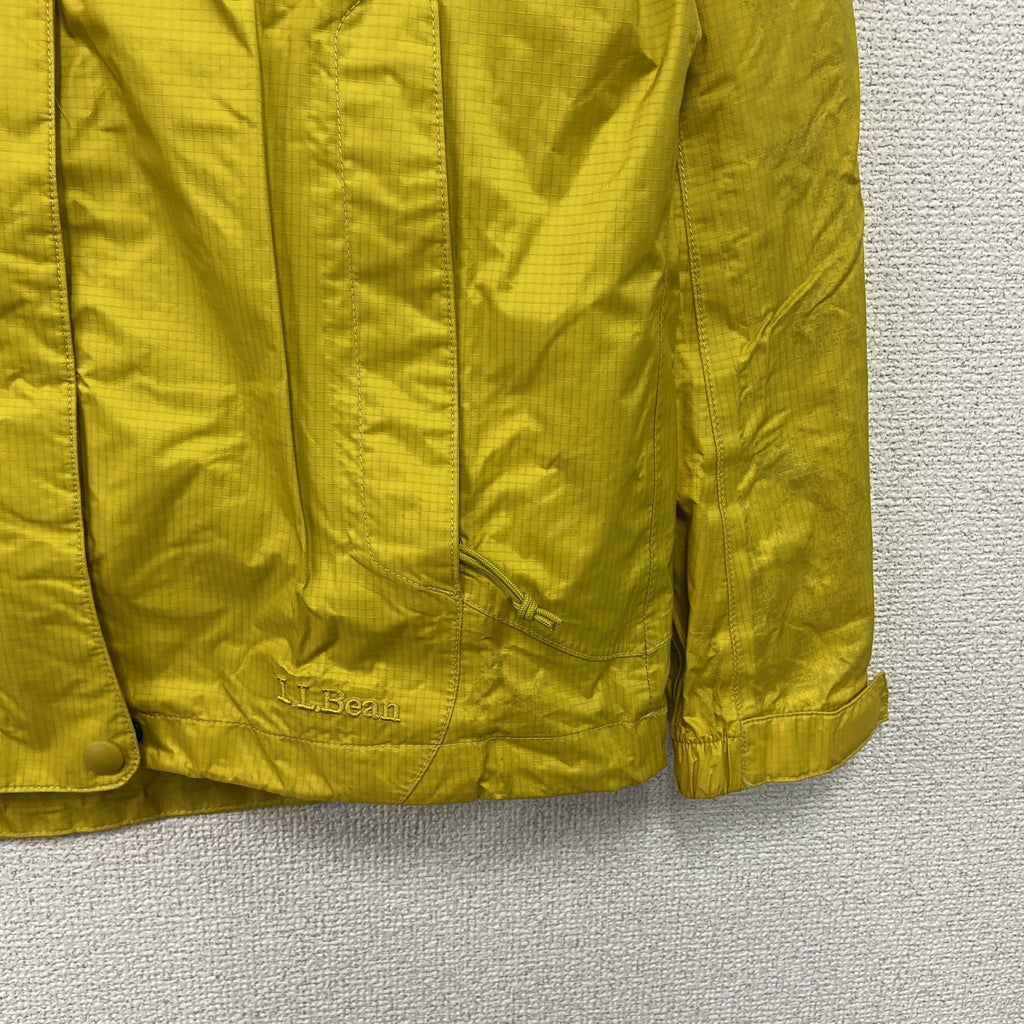 L.L.Bean　エルエルビーン　マウンテンパーカー　リップストップ　黄色　イエロー　Mサイズ　古着
