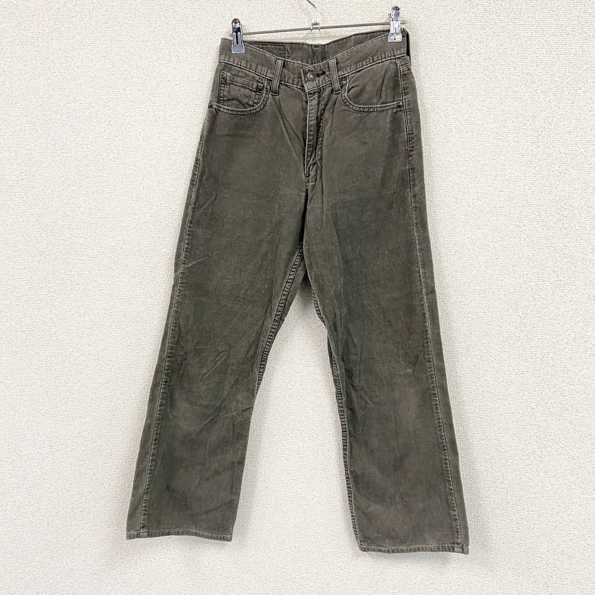 Levi's 　リーバイス　コーデュロイパンツ　ジップフライ　灰色　グレー　W28サイズ　古着