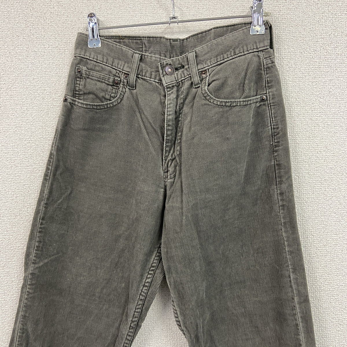 Levi's 　リーバイス　コーデュロイパンツ　ジップフライ　灰色　グレー　W28サイズ　古着