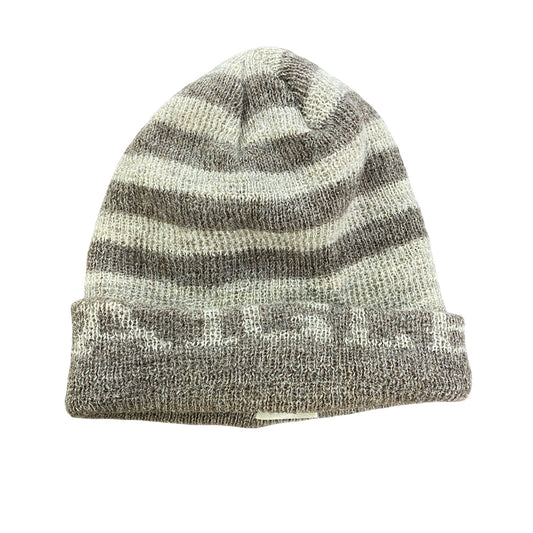 AIGLE　エーグル　ビーニー/ニットキャップ　ニット帽　ボーダー　茶色　ブラウン　　