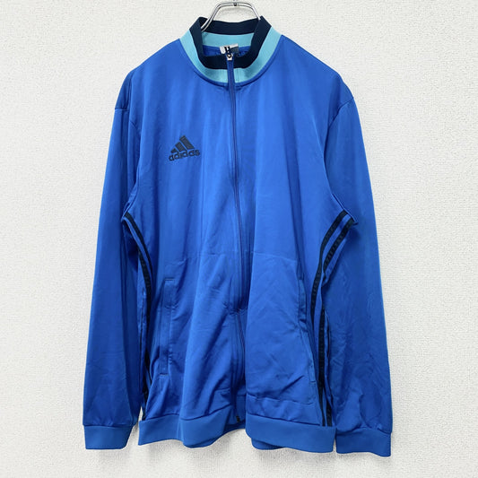 adidas　アディダス　トラックジャケット/ジャージ　青　ブルー　Lサイズ