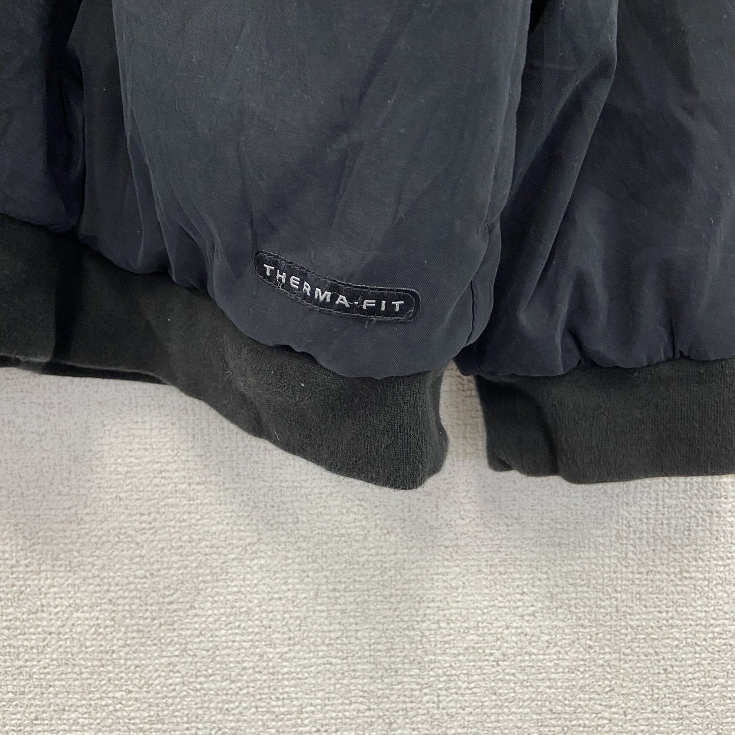 NIKE GOLF　ナイキゴルフ　ハーフジップリバーシブルブルゾン　黒　ブラック　ベージュ　2XLサイズ