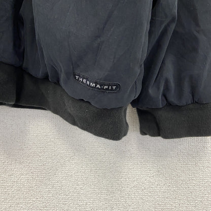 NIKE GOLF　ナイキゴルフ　ハーフジップリバーシブルブルゾン　黒　ブラック　ベージュ　2XLサイズ