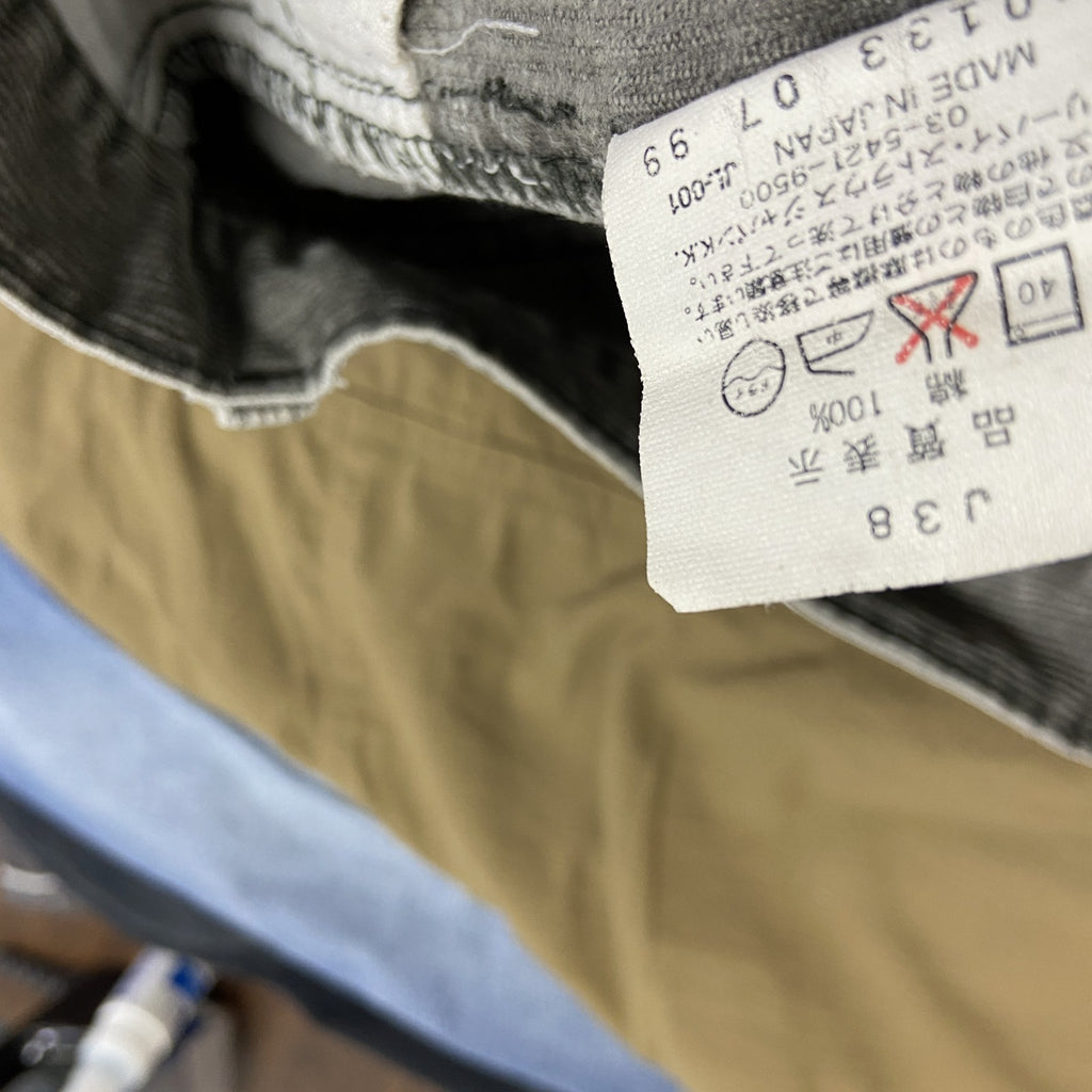 Levi's 　リーバイス　コーデュロイパンツ　ジップフライ　灰色　グレー　W28サイズ　古着
