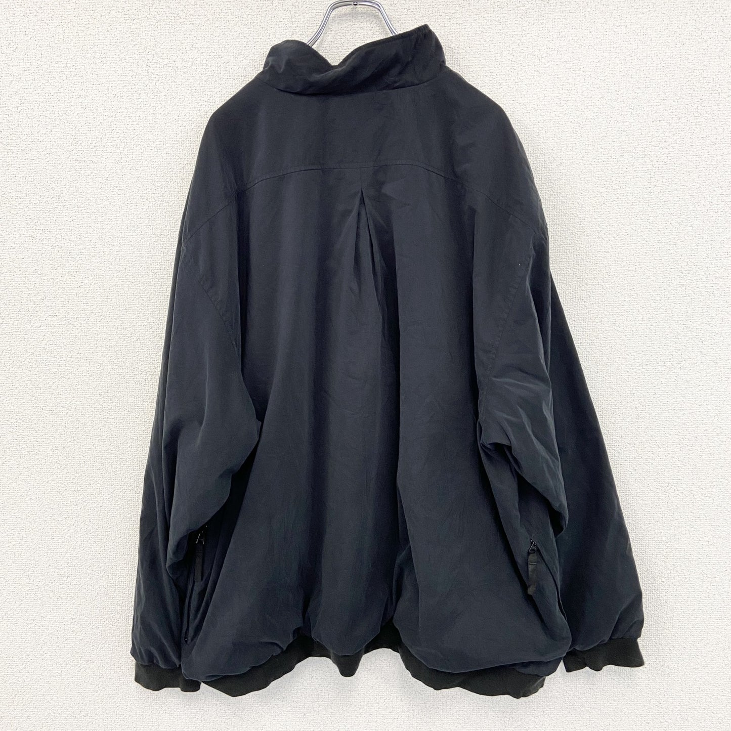 NIKE GOLF　ナイキゴルフ　ハーフジップリバーシブルブルゾン　黒　ブラック　ベージュ　2XLサイズ