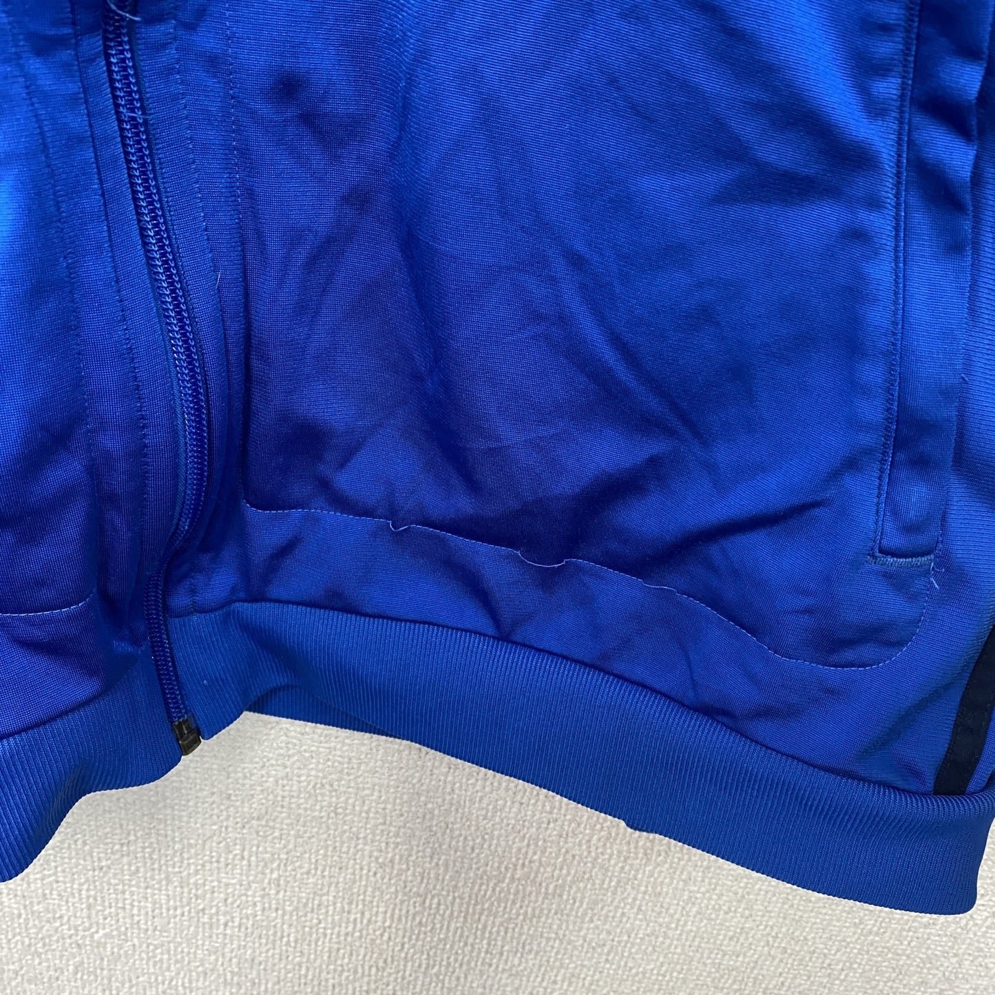adidas　アディダス　トラックジャケット/ジャージ　青　ブルー　Lサイズ