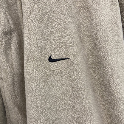 NIKE GOLF　ナイキゴルフ　ハーフジップリバーシブルブルゾン　黒　ブラック　ベージュ　2XLサイズ