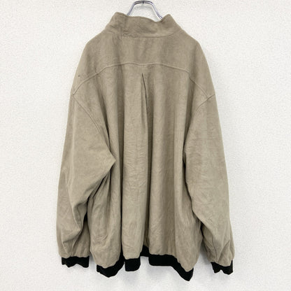 NIKE GOLF　ナイキゴルフ　ハーフジップリバーシブルブルゾン　黒　ブラック　ベージュ　2XLサイズ