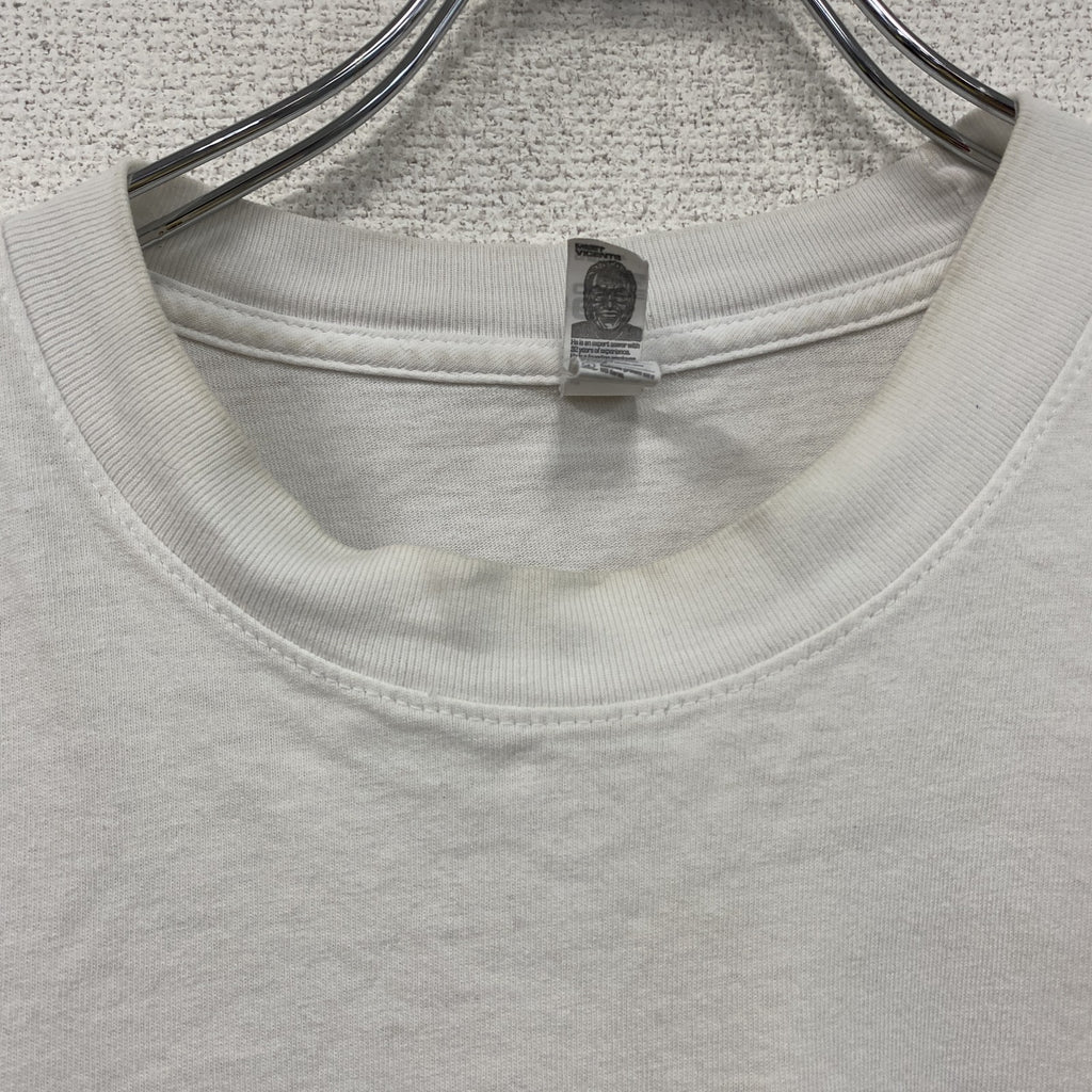 ロサンゼルスアパレル　長袖Tシャツ/ロンT　白　ホワイト　Lサイズ　古着