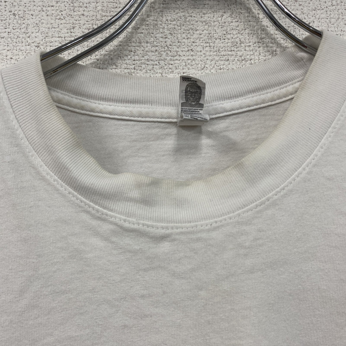 ロサンゼルスアパレル　長袖Tシャツ/ロンT　白　ホワイト　Lサイズ　古着