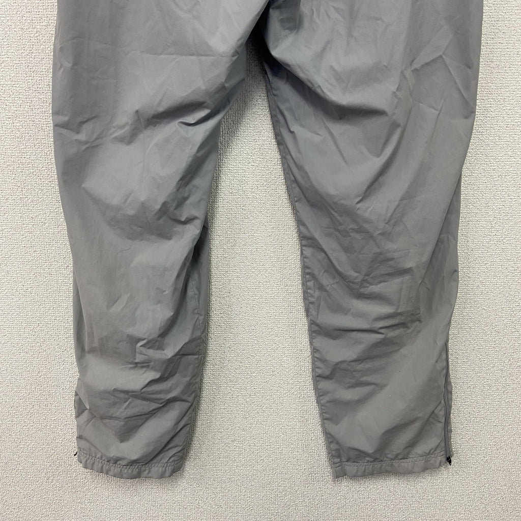adidas　アディダス　CLIMAPROOF　クライマプルーフ　トラックパンツ　刺繍ロゴ　グレー　灰色　Lサイズ　古着